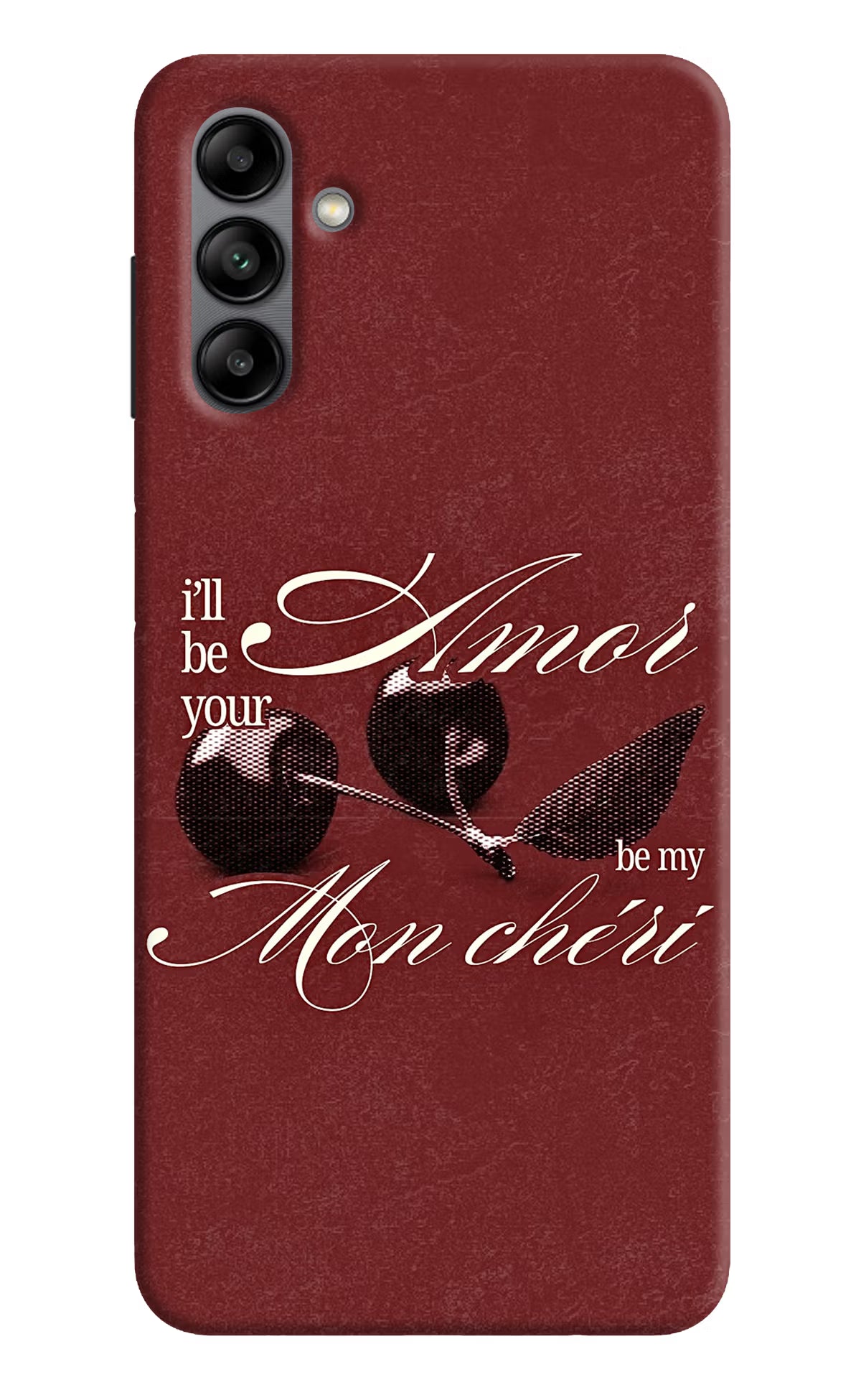 Velvet Cherry Samsung A04s Back Cover