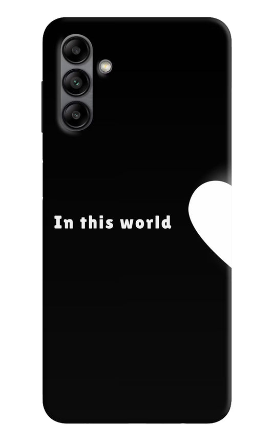 This World Samsung A04s Back Cover