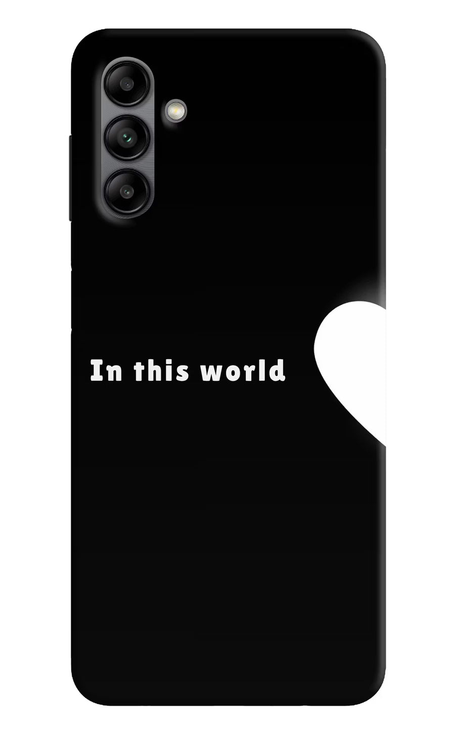 This World Samsung A04s Back Cover, Hard case