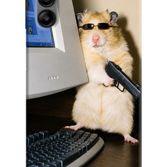 Hacker Hamster Samsung A04s Hard Case Back Cover by Casekaro