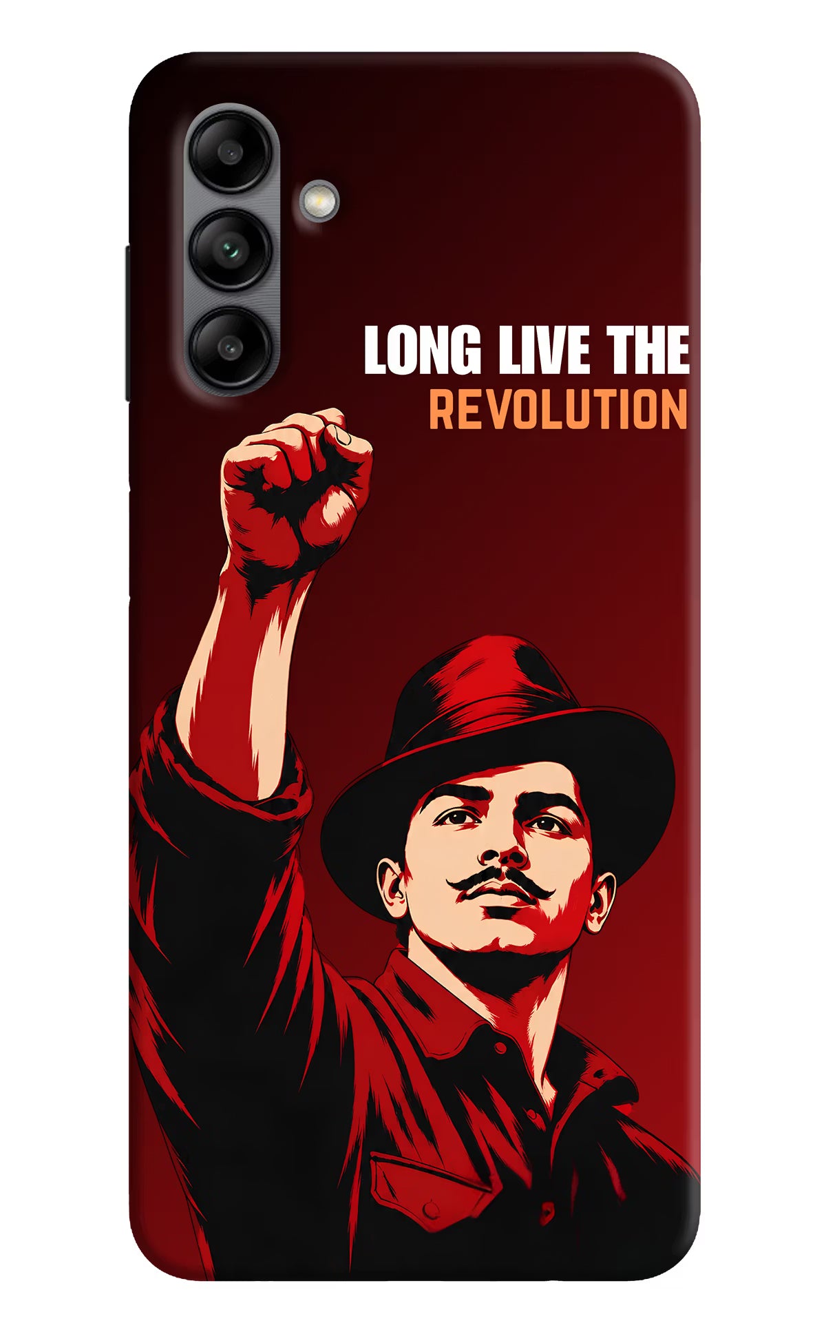 Bhagat Singh Revolution Samsung A04s Back Cover