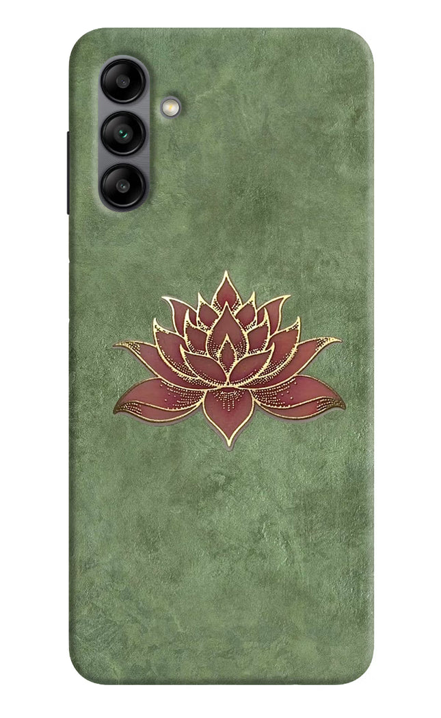 Lotus Grace Samsung A04s Hard Case Back Cover by Casekaro