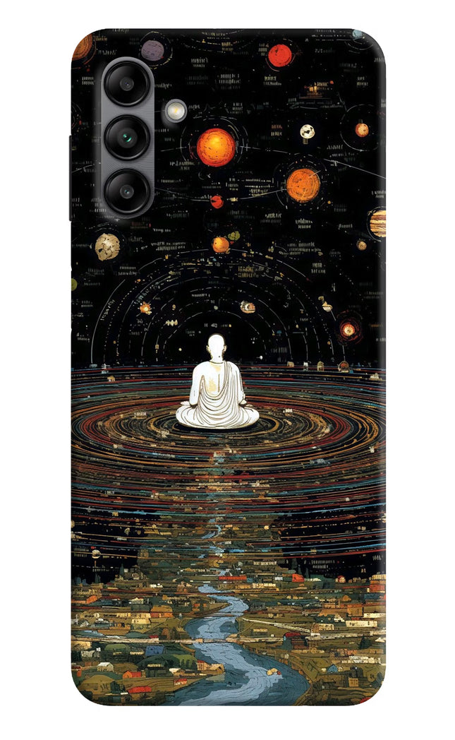 Space Monk Samsung A04s Hard Case Back Cover by Casekaro