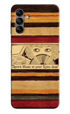 Vinyl Stripes Samsung A04s Hard Case Back Cover by Casekaro