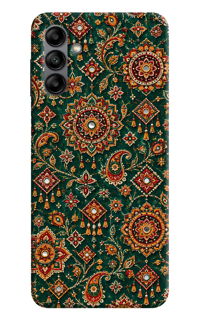 Green Pataka Samsung A04s Hard Case Back Cover by Casekaro