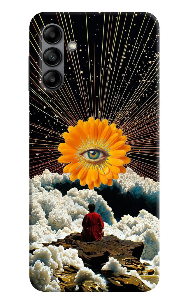 Cosmic Flower Samsung A04s Hard Case Back Cover by Casekaro