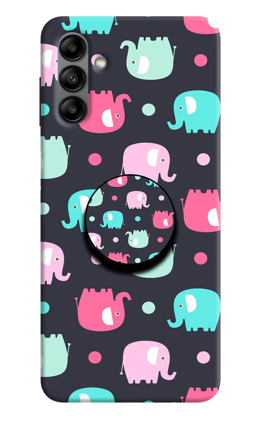 Baby Elephants Samsung A04s Pop Case, Hard case