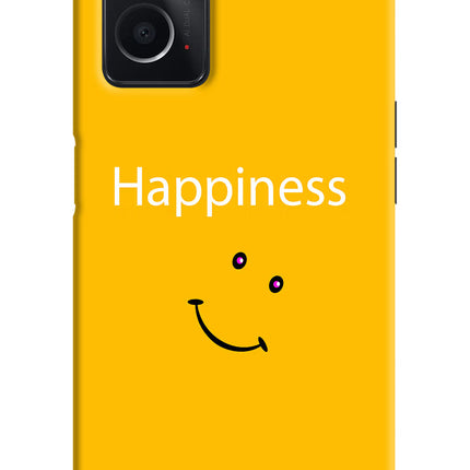 Happiness With Smiley Oppo A76 Back Cover