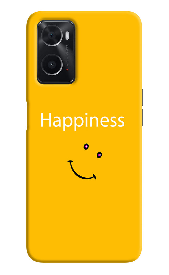 Happiness With Smiley Oppo A76 Back Cover