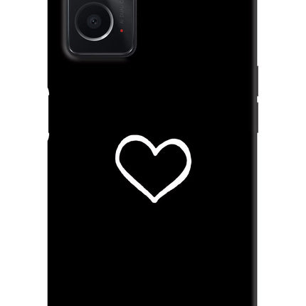 Heart Oppo A76 Back Cover