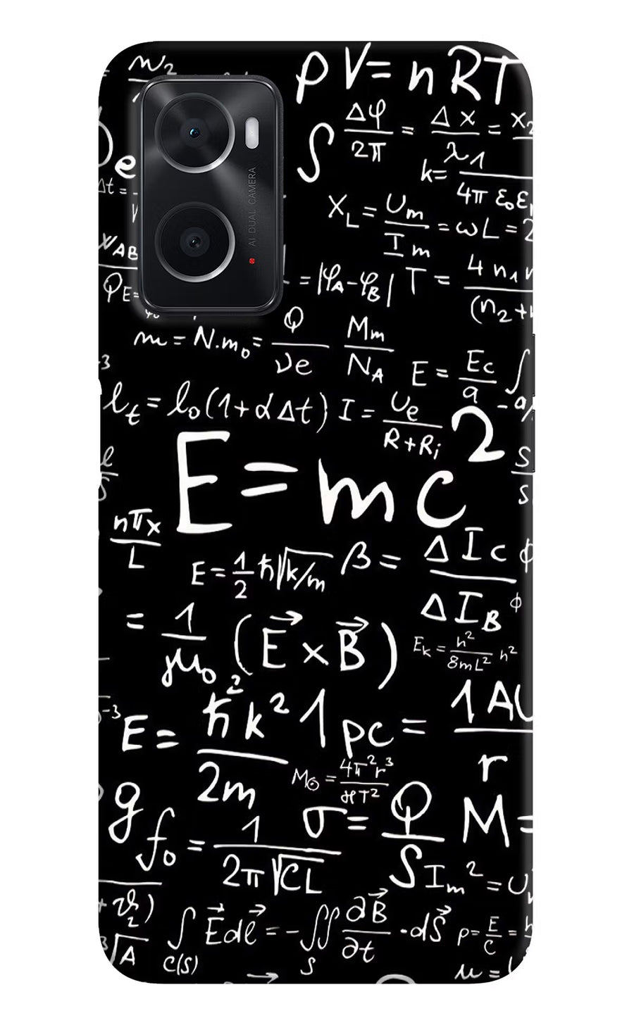 Physics Formula Oppo A76 Back Cover, Hard case
