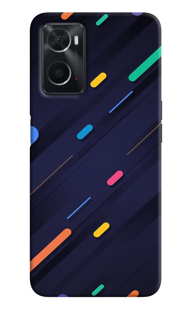 Abstract Design Oppo A76 Back Cover