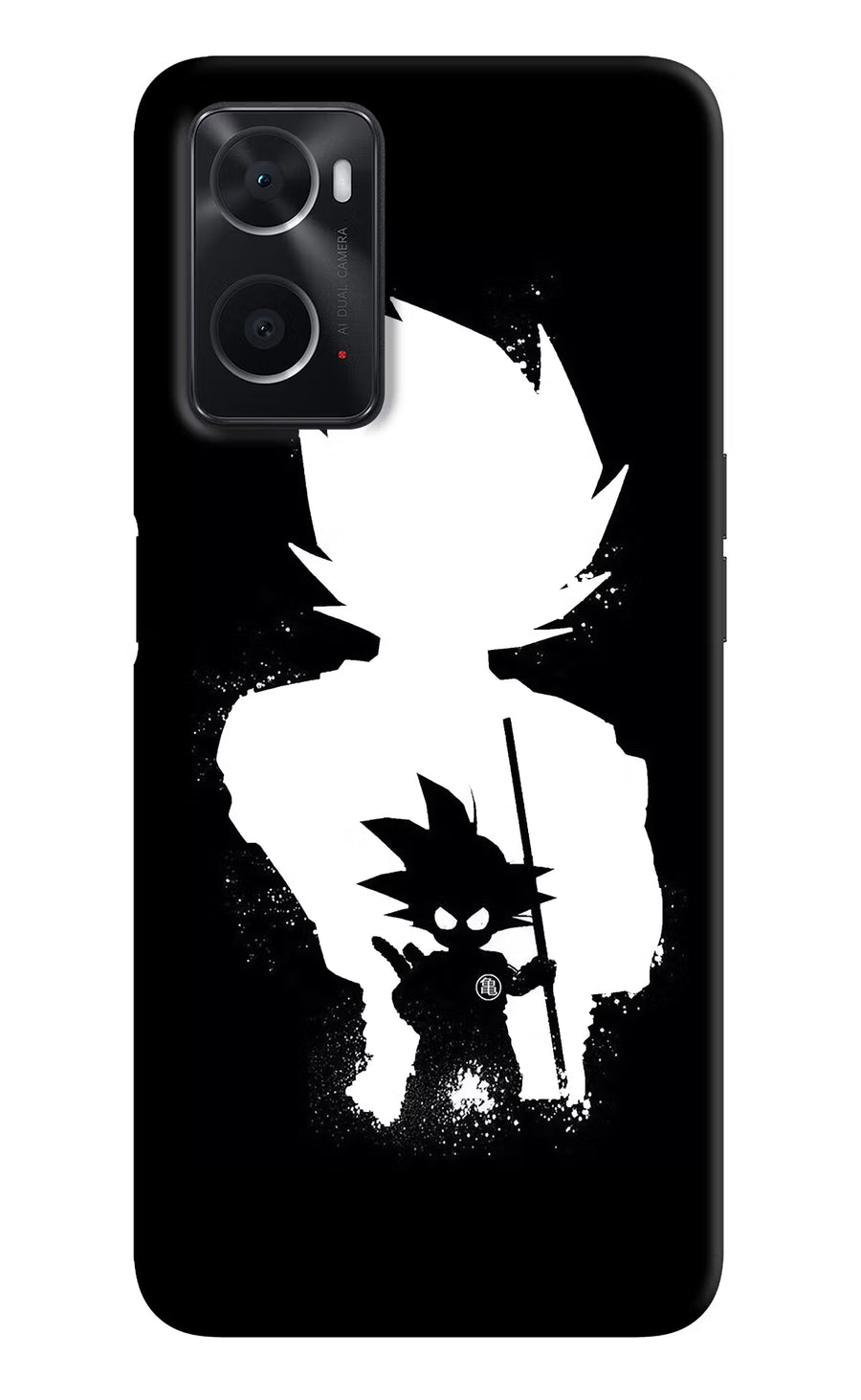 Goku Shadow Oppo A76 Back Cover, Hard case