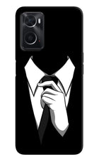 Black Tie Oppo A76 Back Cover
