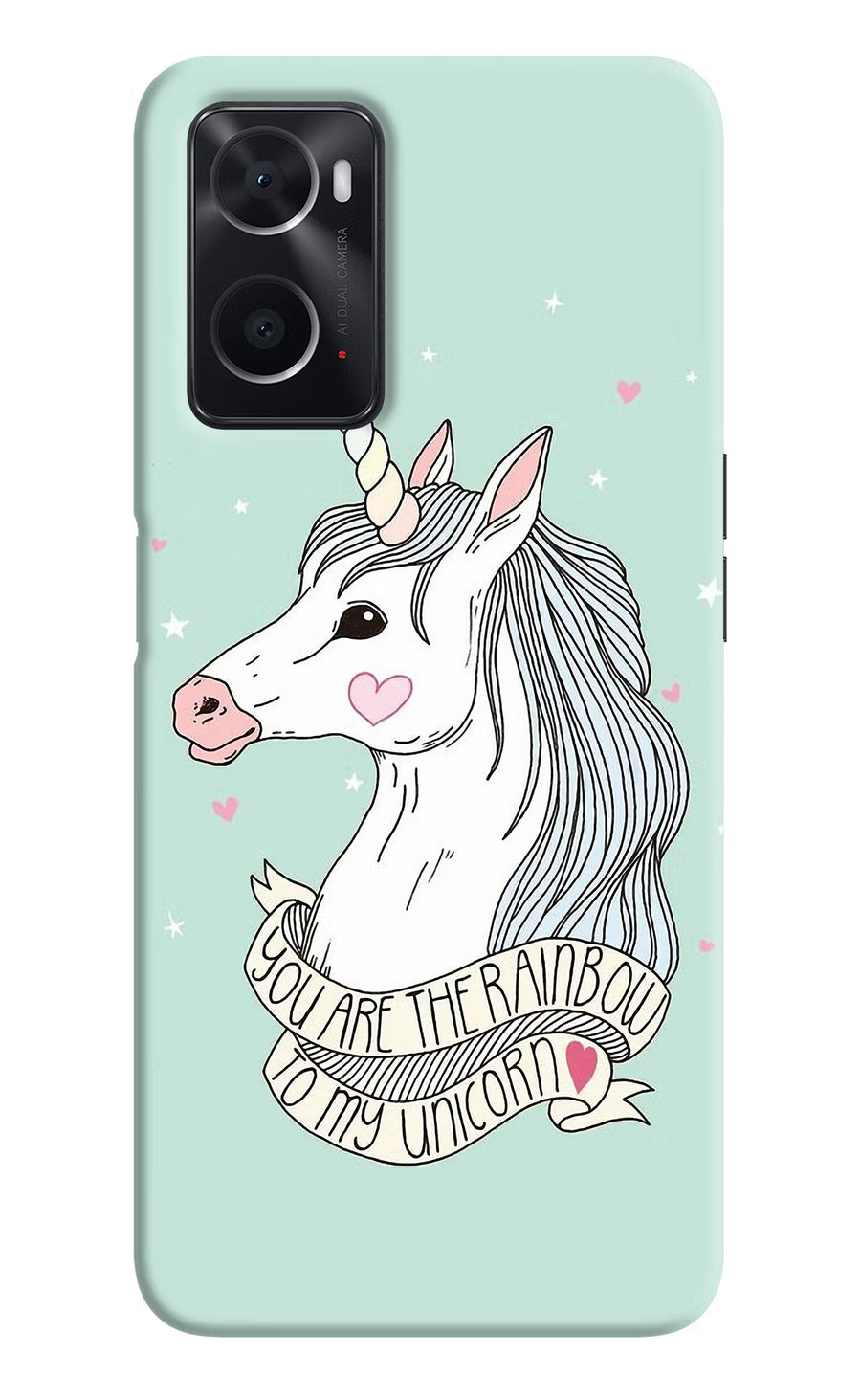 Unicorn Wallpaper Oppo A76 Back Cover, Hard case