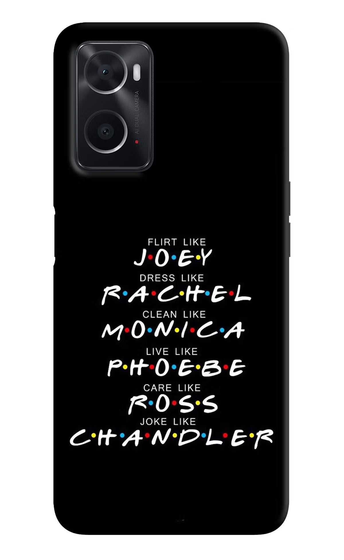 FRIENDS Character Oppo A76 Back Cover