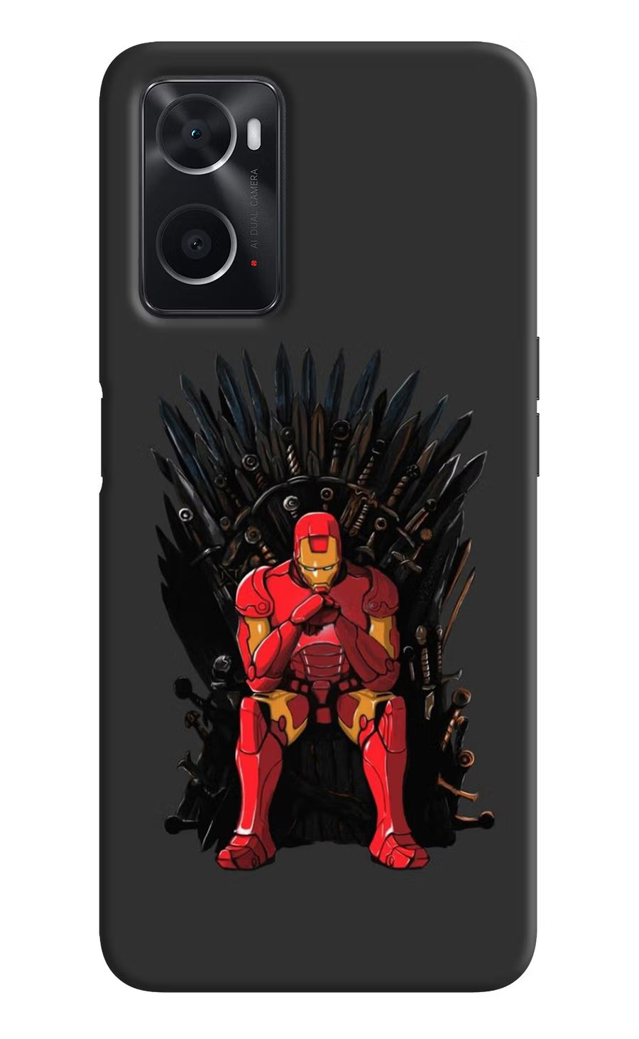 Ironman Throne Oppo A76 Back Cover, Hard case