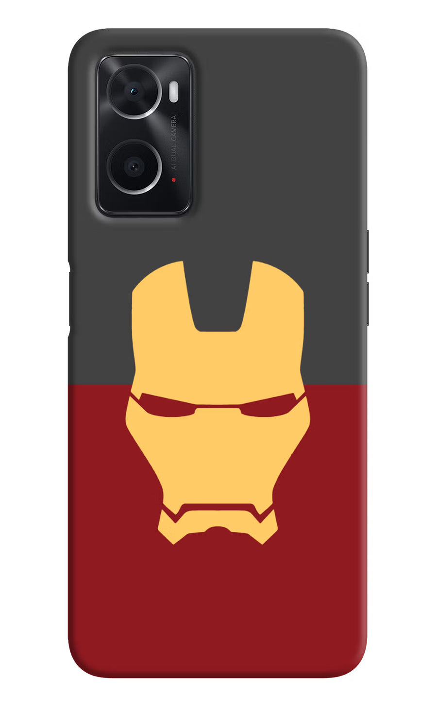 Ironman Oppo A76 Back Cover, Hard case