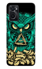 Green Owl Oppo A76 Back Cover