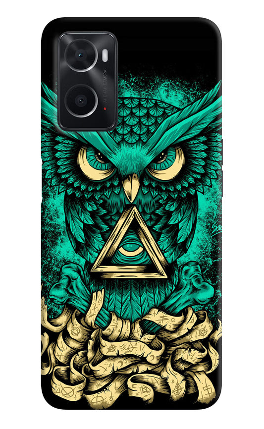 Green Owl Oppo A76 Back Cover