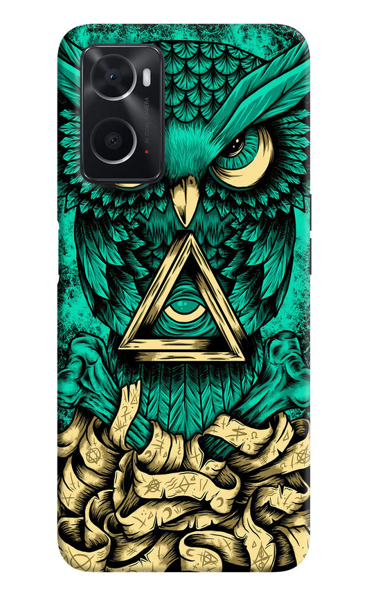 Green Owl Oppo A76 Back Cover