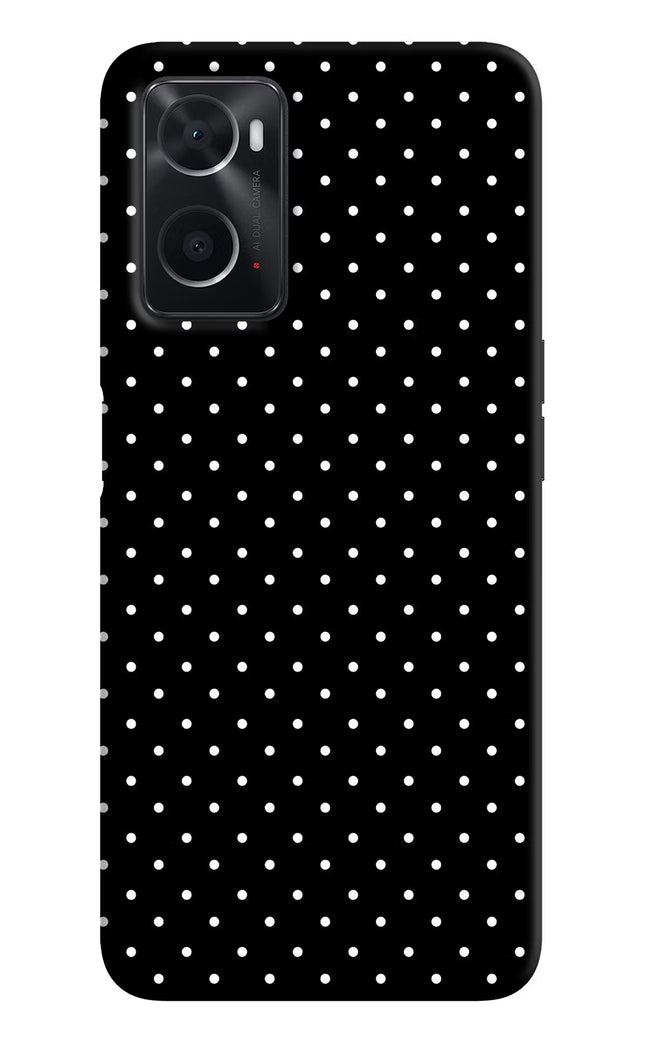 White Dots Oppo A76 Back Cover