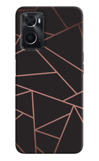 Geometric Pattern Oppo A76 Back Cover