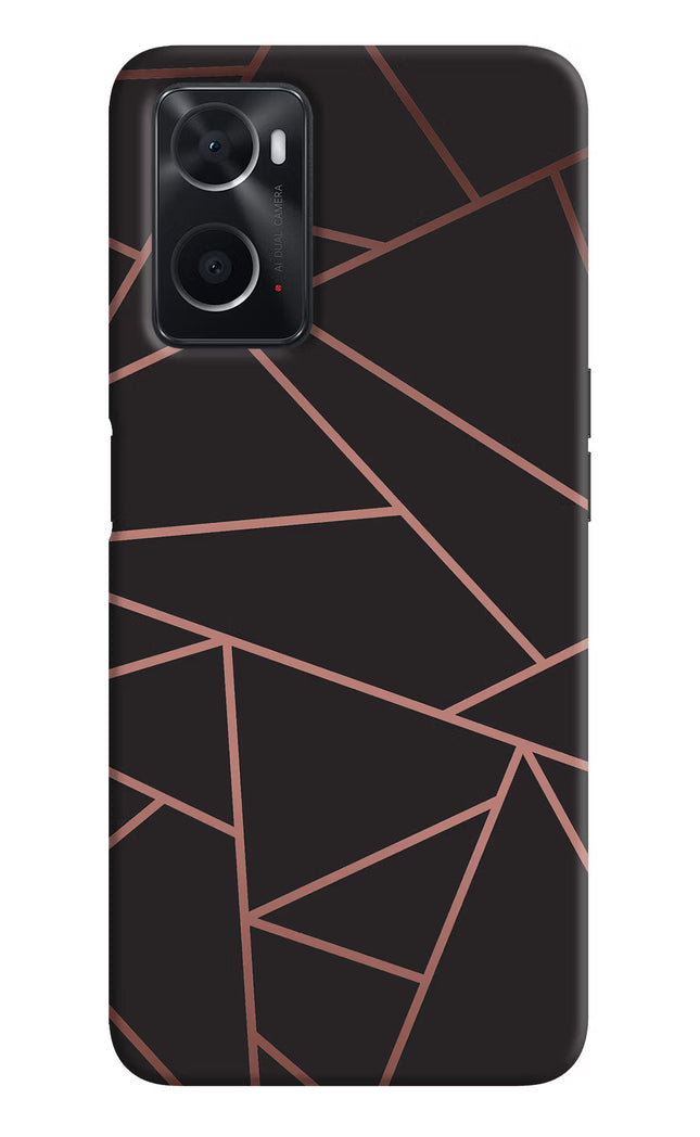 Geometric Pattern Oppo A76 Back Cover