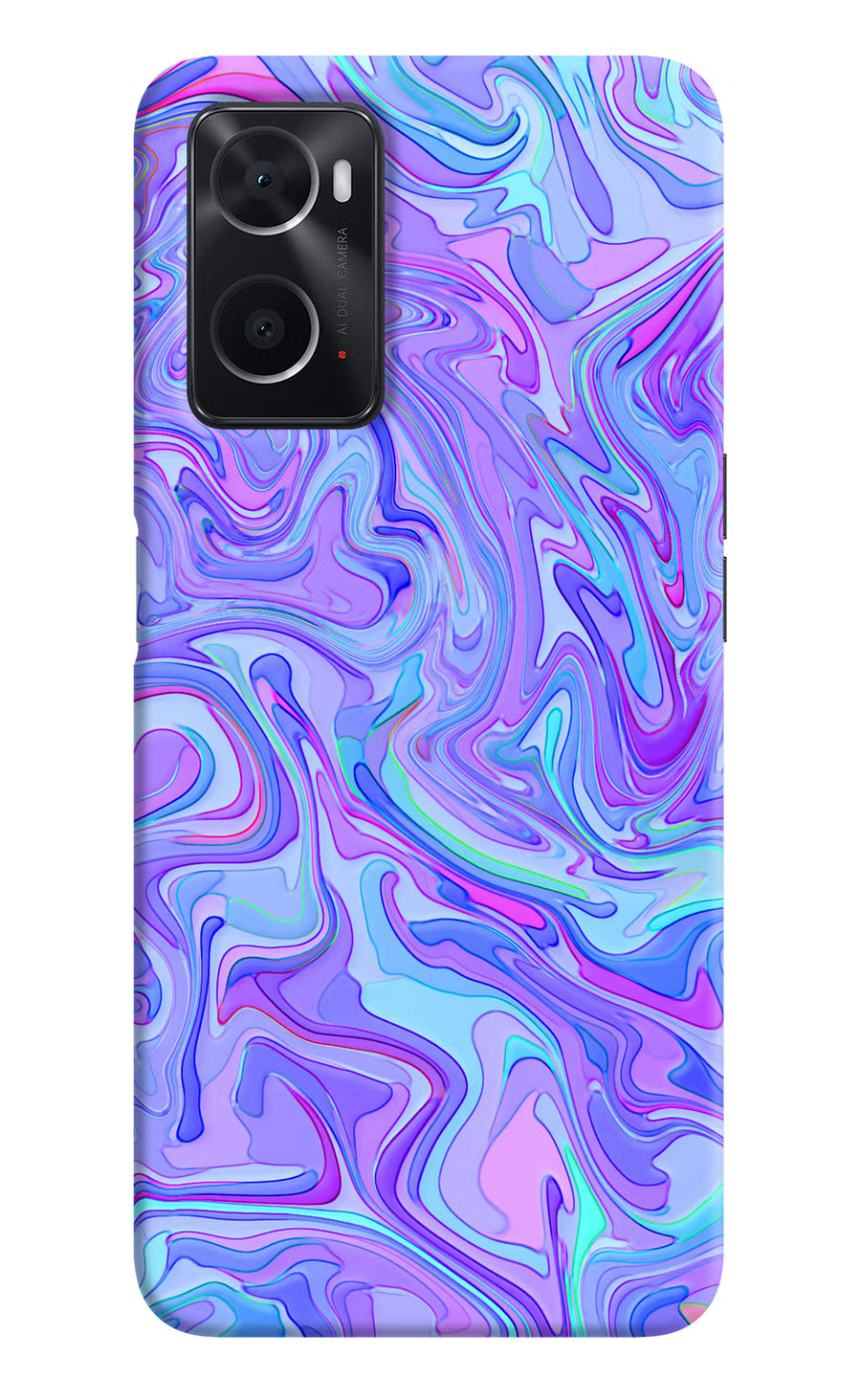 Glitter Oppo A76 Back Cover, Hard case