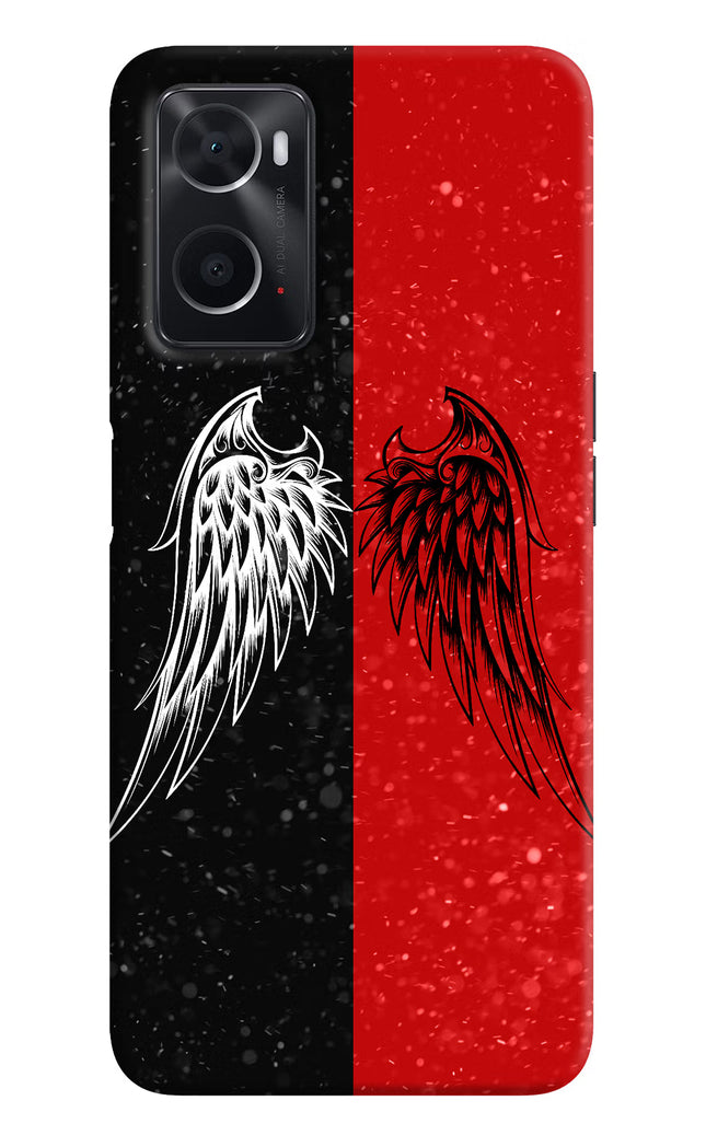 Wings Oppo A76 Back Cover