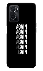 Again Again Gain Oppo A76 Back Cover