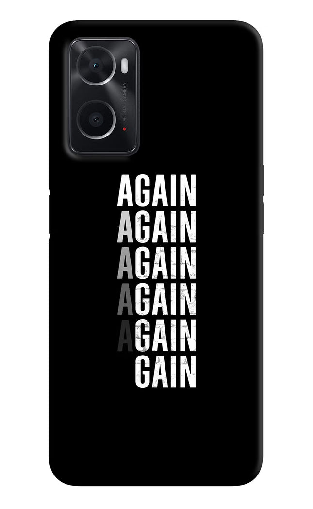 Again Again Gain Oppo A76 Back Cover