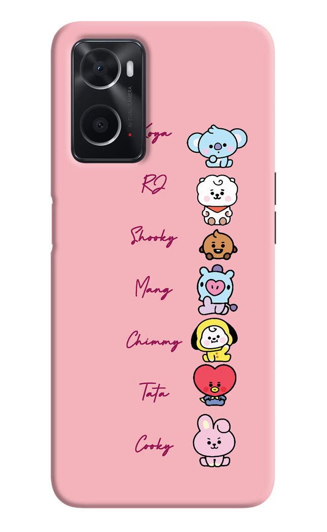 BTS names Oppo A76 Back Cover