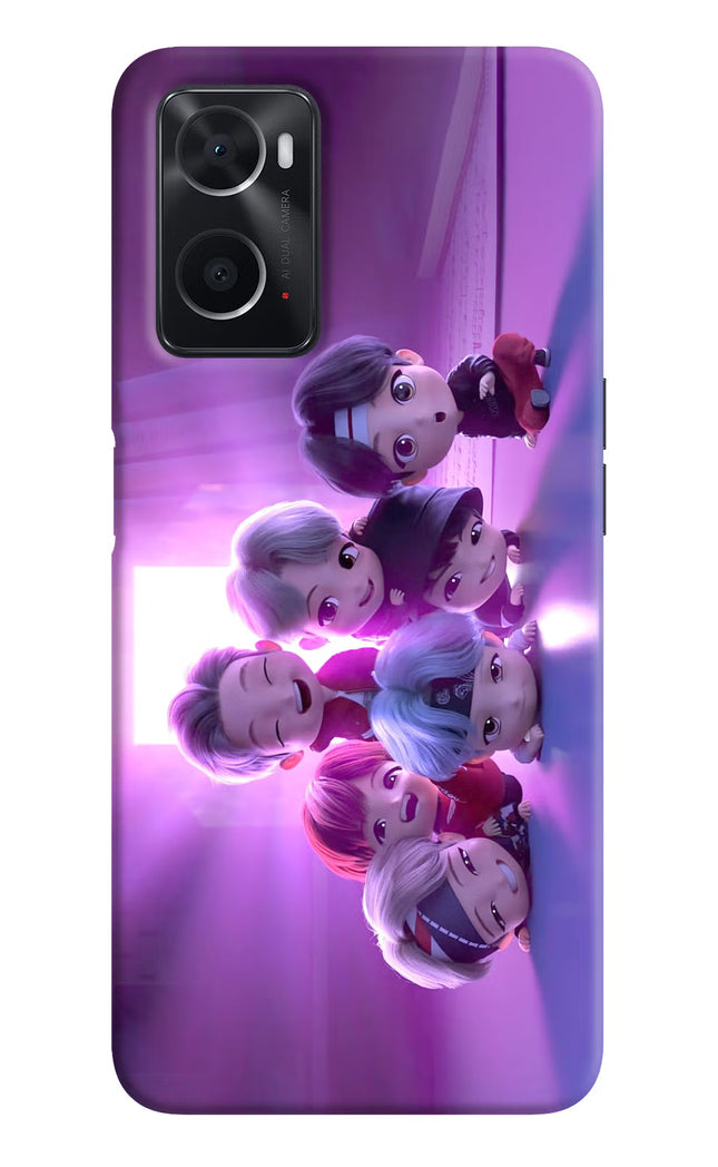 BTS Chibi Oppo A76 Back Cover