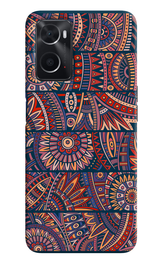 African Culture Design Oppo A76 Back Cover