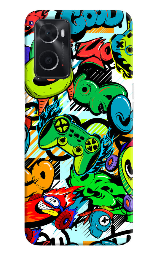 Game Doodle Oppo A76 Back Cover