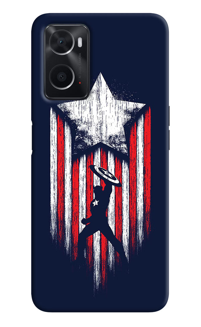 Captain America Marvel Art Oppo A76 Back Cover