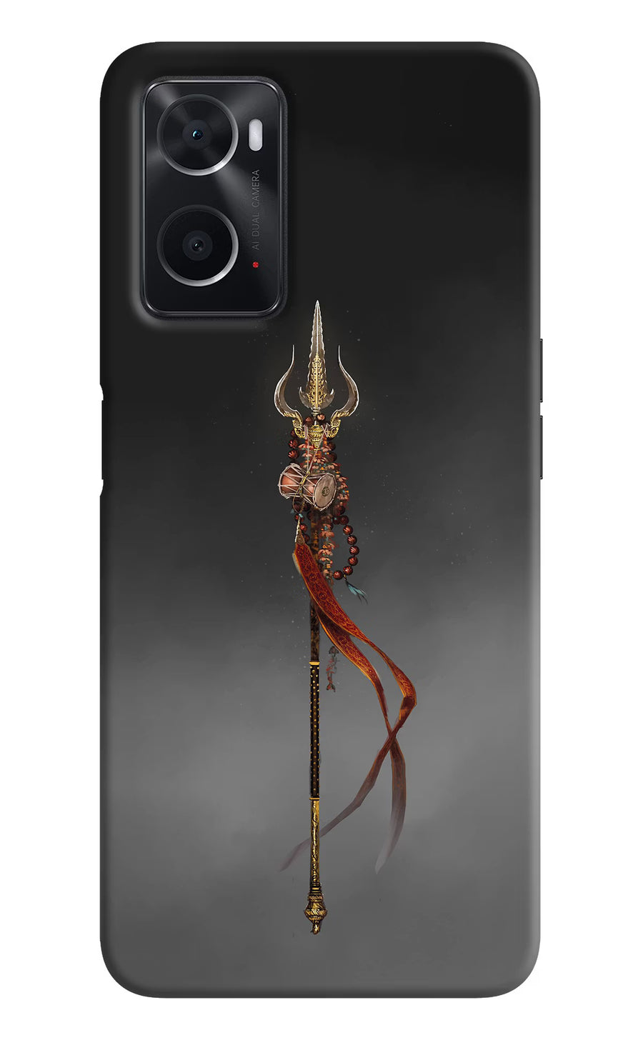 Shiv Trishul Oppo A76 Back Cover, Hard case
