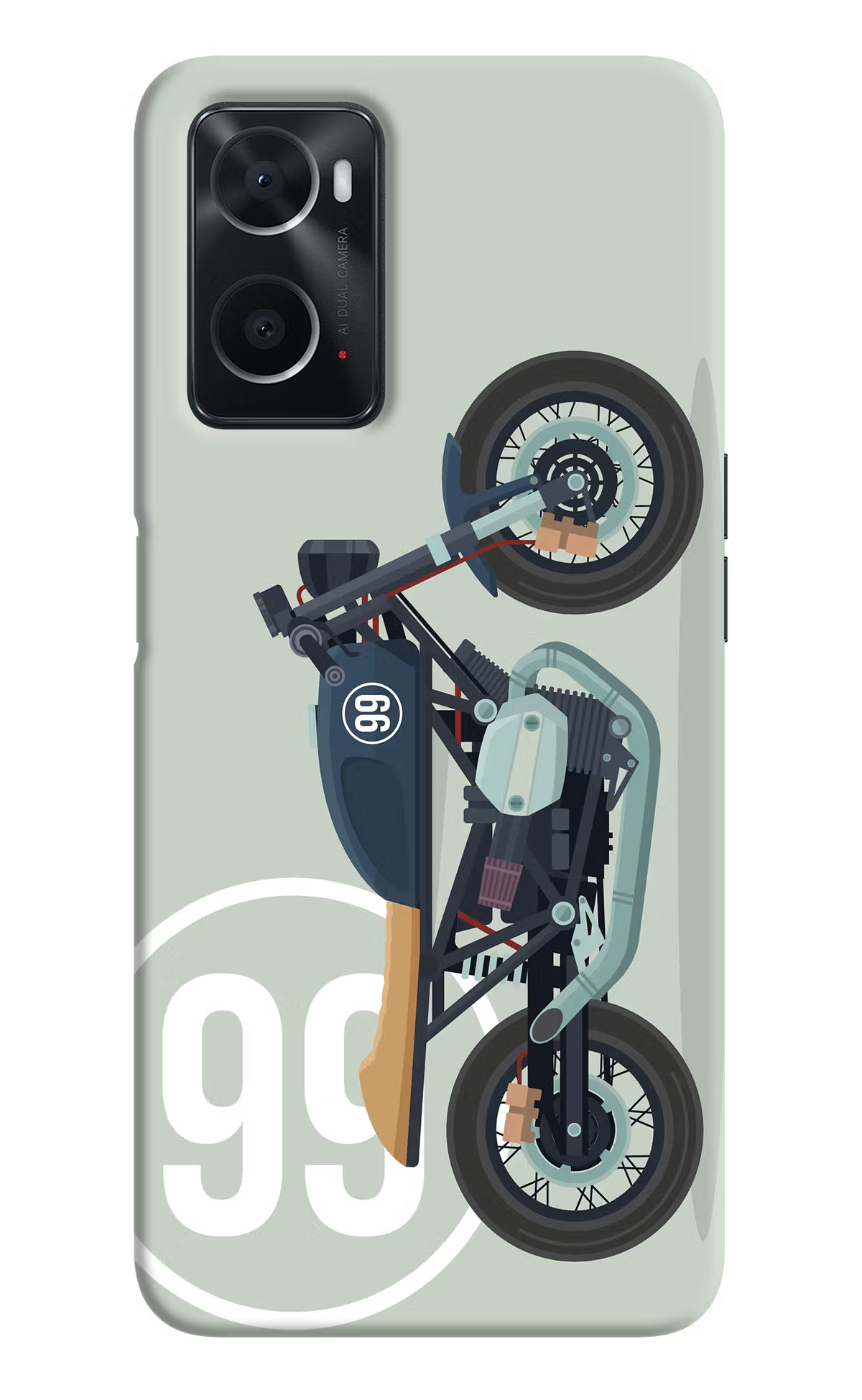 Classic Cafe Racer 99 Oppo A76 Back Cover