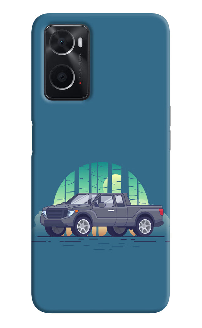 Retro Garage Vibe Oppo A76 Back Cover