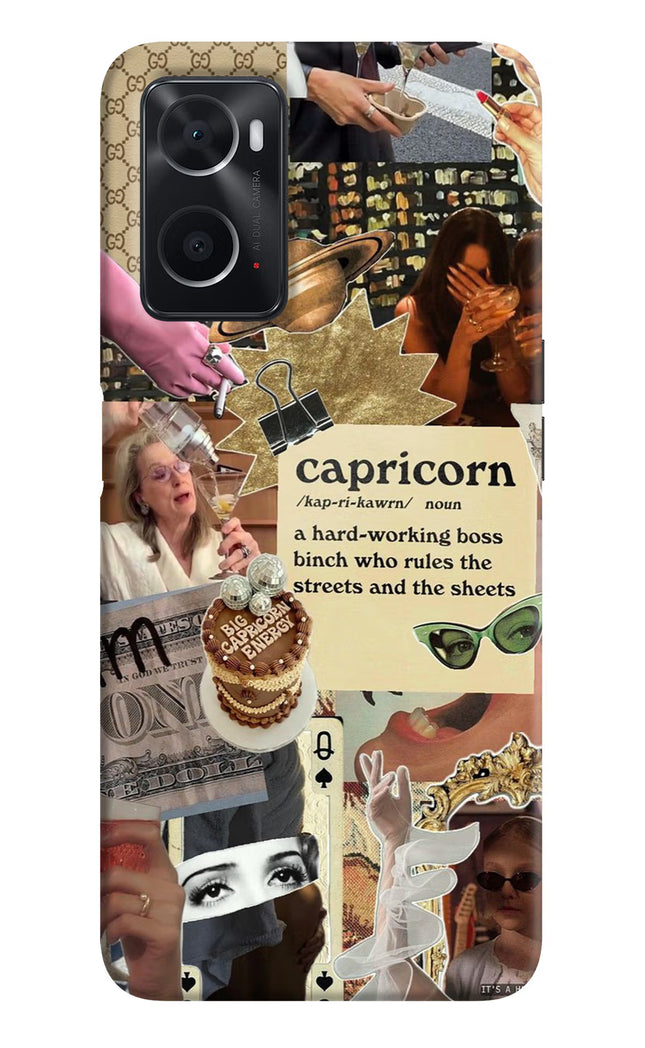 Capricorn Zodiac Oppo A76 Back Cover