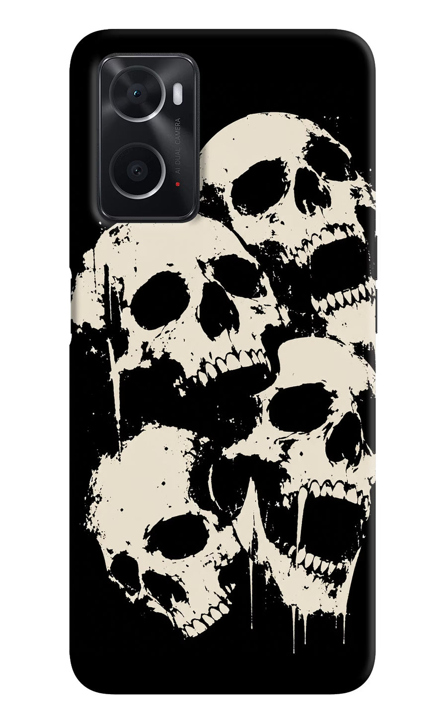 Dead Stack Oppo A76 Back Cover, Hard case