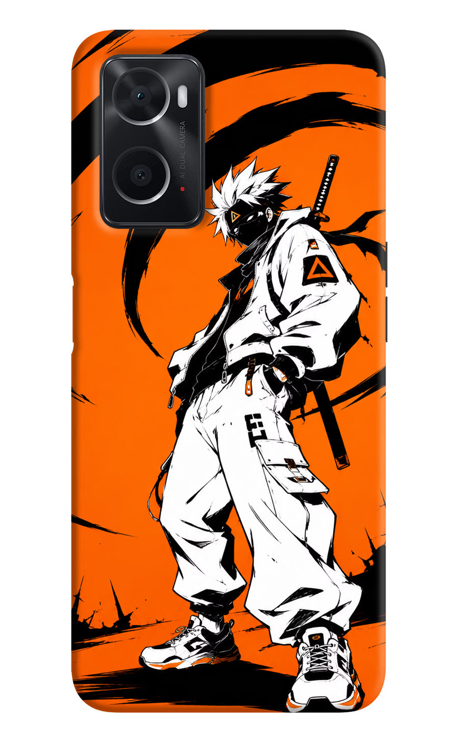 Street Samurai Oppo A76 Back Cover, Hard case