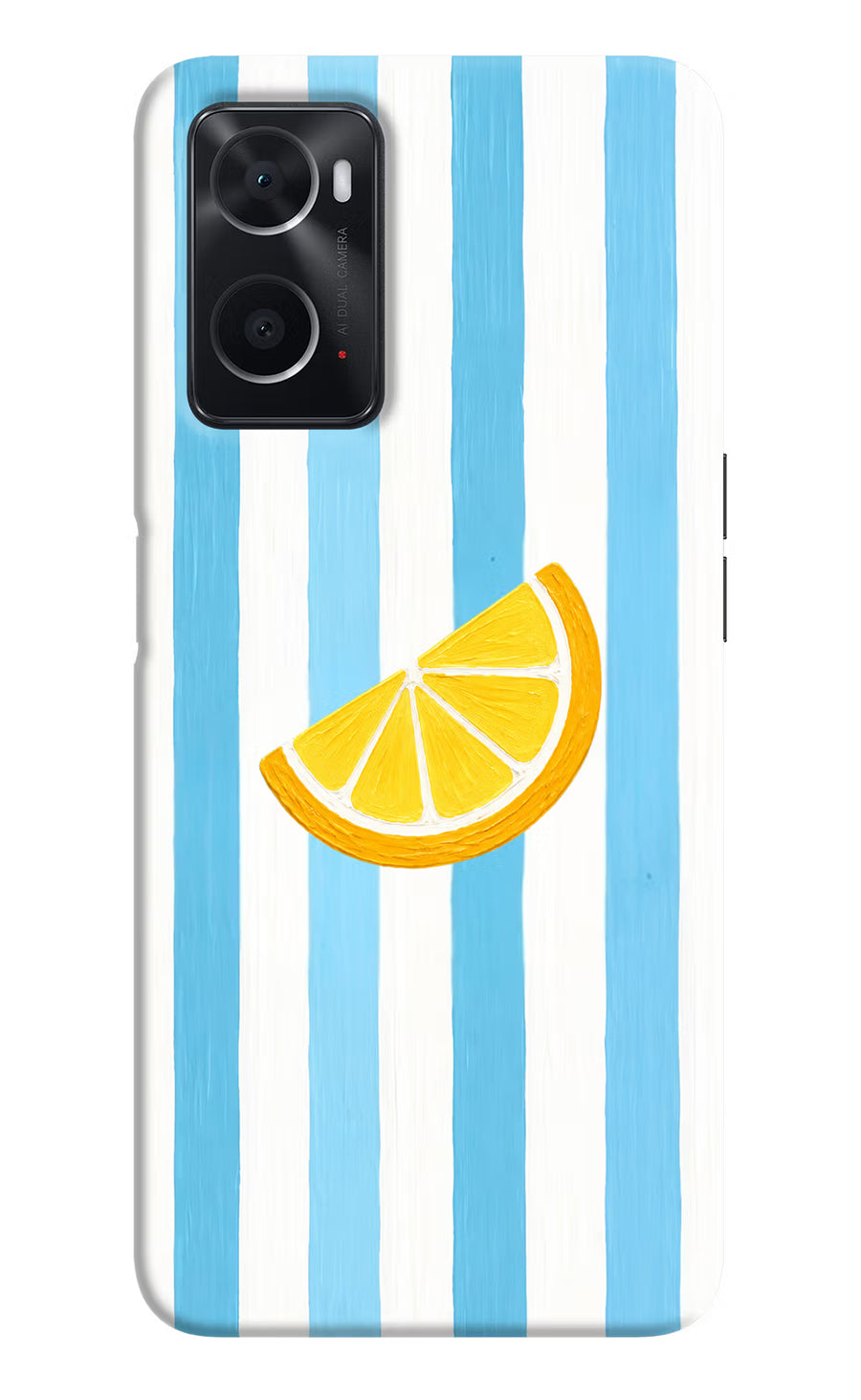 Summer Lemon Oppo A76 Back Cover, Hard case