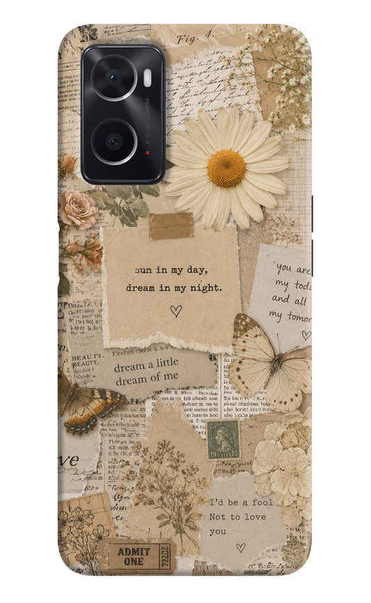 Vintage case Oppo A76 Back Cover