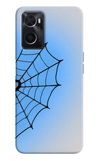 Blue Web Oppo A76 Hard Case Back Cover by Casekaro