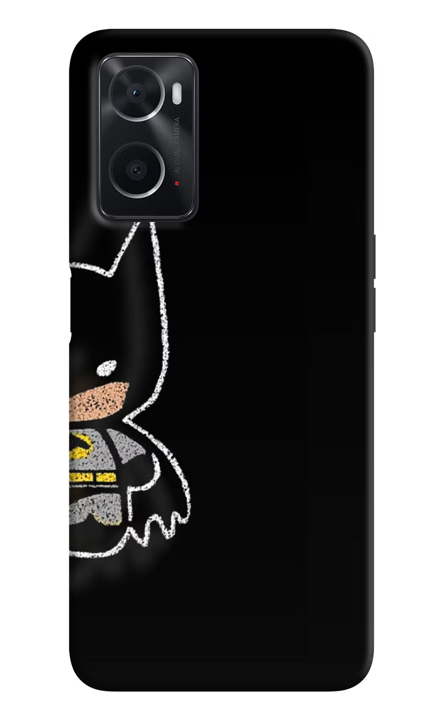Bat Kitty Oppo A76 Back Cover, Hard case