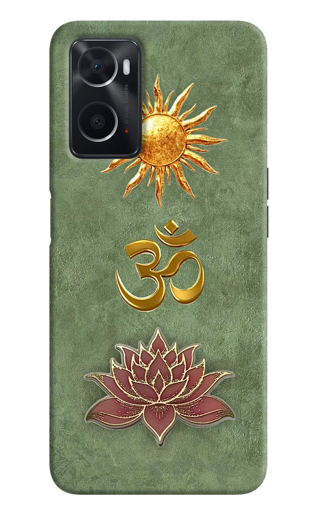 Om & Lotus Oppo A76 Back Cover