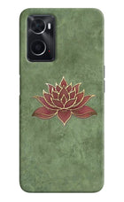 Lotus Grace Oppo A76 Hard Case Back Cover by Casekaro