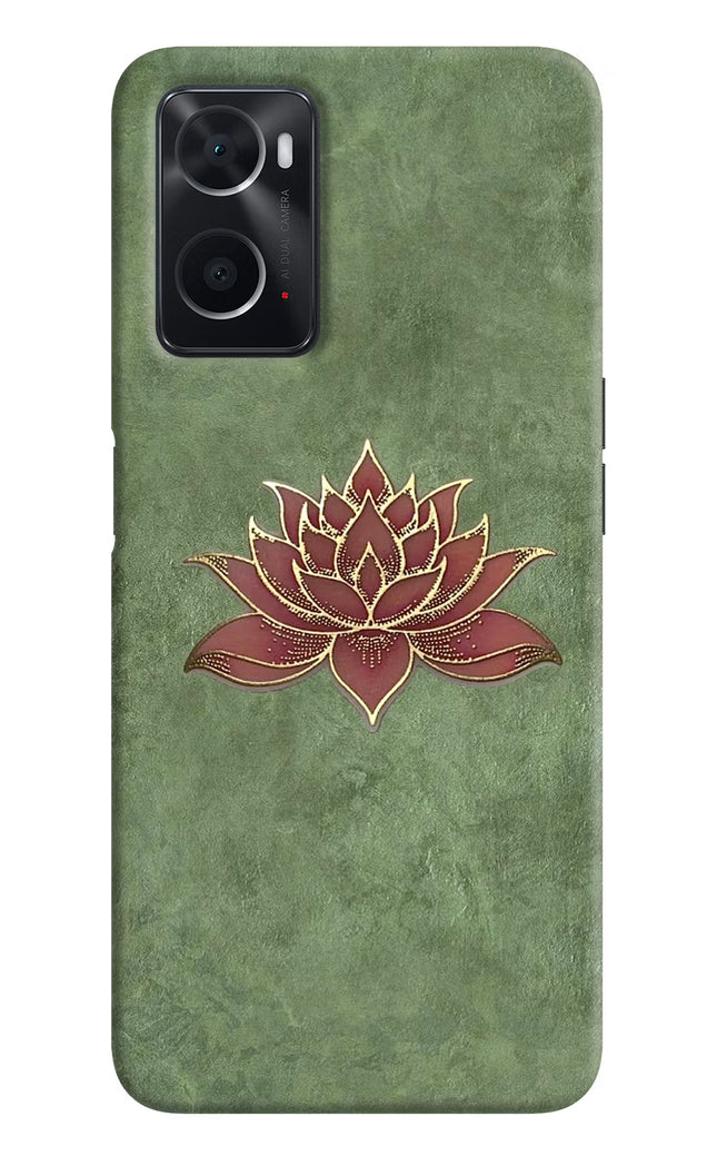 Lotus Grace Oppo A76 Hard Case Back Cover by Casekaro